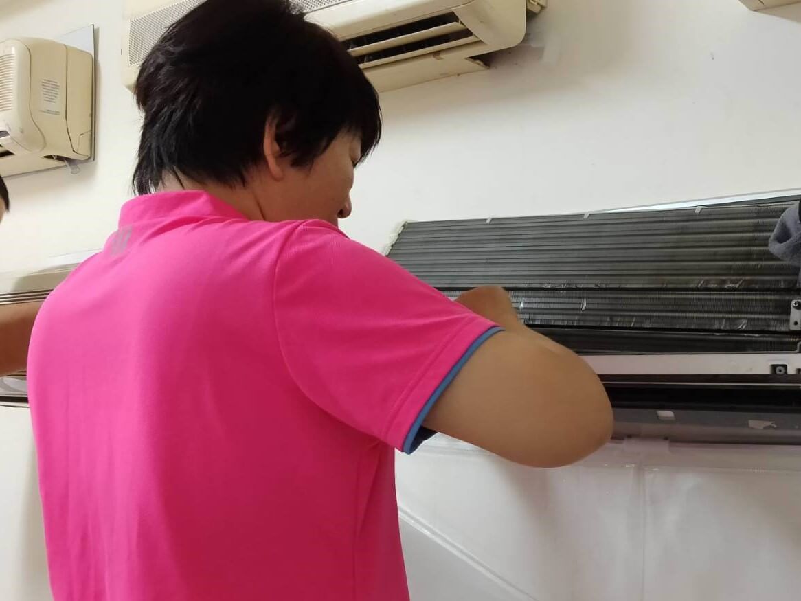 台中分離式冷氣清洗教學-完全新手